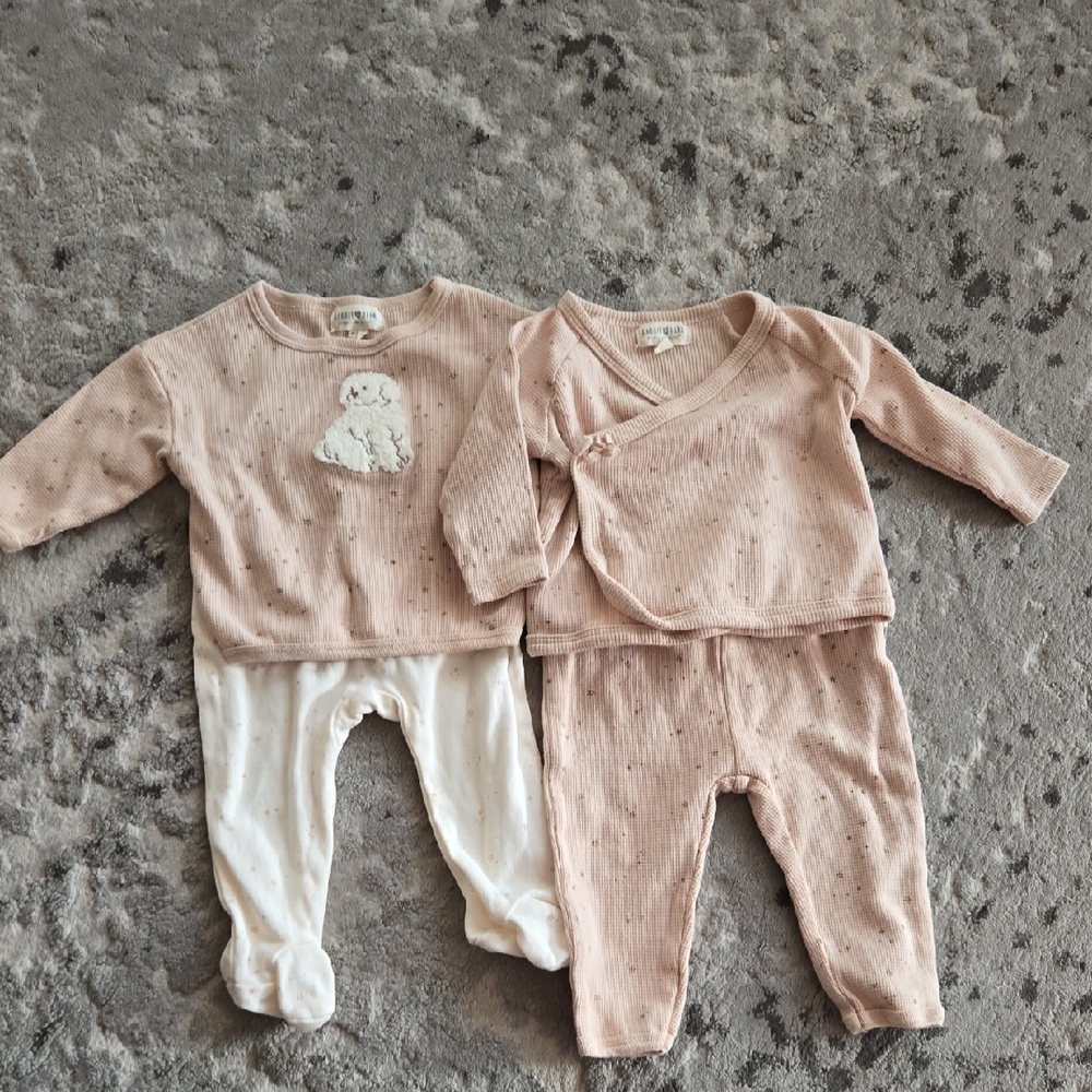 Rabbit Bear Tan & Cream Baby Sets